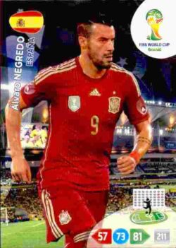 2014 Panini FIFA World Cup Brazil Adrenalyn XL #154 Alvaro Negredo