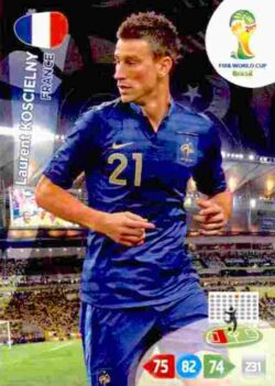 2014 Panini FIFA World Cup Brazil Adrenalyn XL #160 Laurent Koscielny