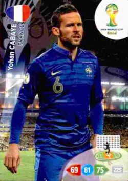 2014 Panini FIFA World Cup Brazil Adrenalyn XL #161 Yohan Cabaye