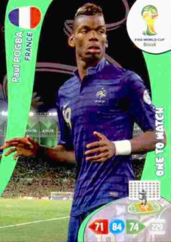 2014 Panini FIFA World Cup Brazil Adrenalyn XL #162 Paul Pogba