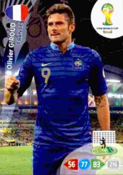 2014 Panini FIFA World Cup Brazil Adrenalyn XL #167 Olivier Giroud