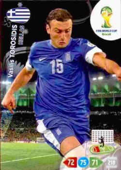 2014 Panini FIFA World Cup Brazil Adrenalyn XL #180 Vasilis Torosidis