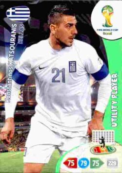 2014 Panini FIFA World Cup Brazil Adrenalyn XL #182 Kostas Katsouranis