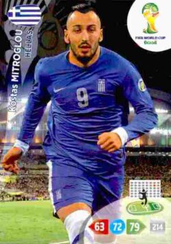 2014 Panini FIFA World Cup Brazil Adrenalyn XL #185 Kostas Mitroglou