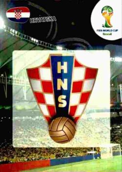 2014 Panini FIFA World Cup Brazil Adrenalyn XL #193 Croatia Country Badge