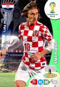 2014 Panini FIFA World Cup Brazil Adrenalyn XL #197 Luka Modric