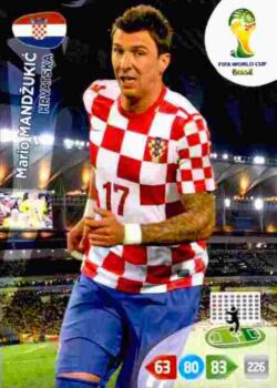 2014 Panini FIFA World Cup Brazil Adrenalyn XL #200 Mario Mandzukic