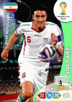 2014 Panini FIFA World Cup Brazil Adrenalyn XL #205 Javad Nekounam