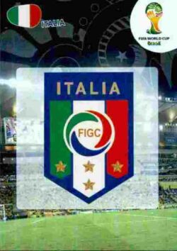 2014 Panini FIFA World Cup Brazil Adrenalyn XL #208 Italy Country Badge