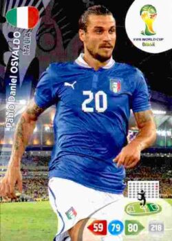 2014 Panini FIFA World Cup Brazil Adrenalyn XL #221 Pablo Daniel Osvaldo