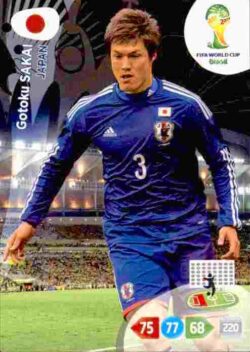 2014 Panini FIFA World Cup Brazil Adrenalyn XL #227 Gotoku Sakai