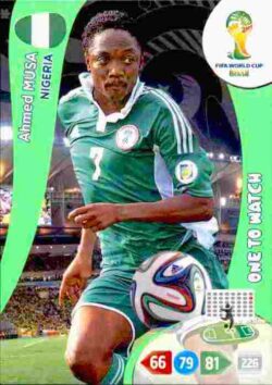 2014 Panini FIFA World Cup Brazil Adrenalyn XL #266 Ahmed Musa