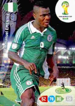 2014 Panini FIFA World Cup Brazil Adrenalyn XL #267 Emmanuel Emenike