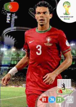 2014 Panini FIFA World Cup Brazil Adrenalyn XL #270 Pepe