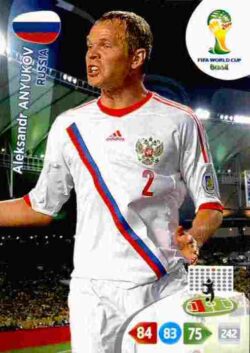 2014 Panini FIFA World Cup Brazil Adrenalyn XL #283 Aleksandr Anyukov