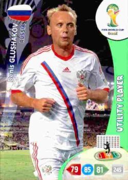 2014 Panini FIFA World Cup Brazil Adrenalyn XL #287 Denis Glushakov