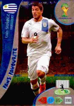 2014 Panini FIFA World Cup Brazil Adrenalyn XL #350 Luis Suarez