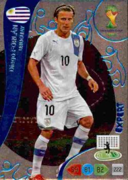 2014 Panini FIFA World Cup Brazil Adrenalyn XL #386 Diego Forlan