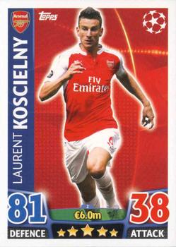 2015-16 Topps UCL Match Attax #002 Laurent Koscielny