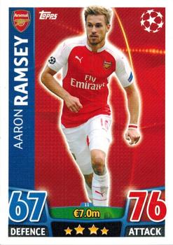 2015-16 Topps UCL Match Attax #011 Aaron Ramsey