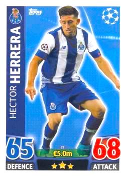 2015-16 Topps UCL Match Attax #027 Hector Herrera