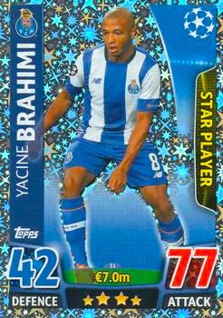 2015-16 Topps UCL Match Attax #031 Yacine Brahimi