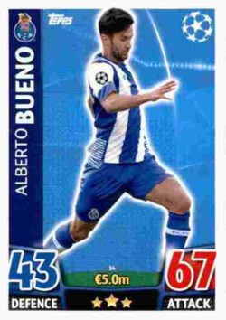 2015-16 Topps UCL Match Attax #034 Alberto Bueno