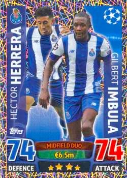 2015-16 Topps UCL Match Attax #036 Herrera-Imbula