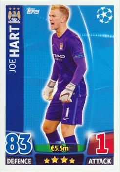 2015-16 Topps UCL Match Attax #037 Joe Hart