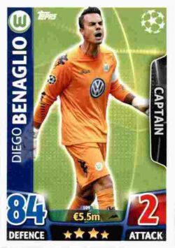 2015-16 Topps UCL Match Attax #109 Diego Benaglio