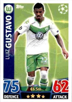 2015-16 Topps UCL Match Attax #117 Luiz Gustavo