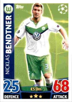 2015-16 Topps UCL Match Attax #123 Nicklas Bendtner