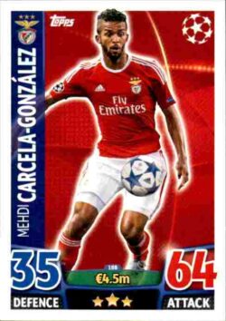 2015-16 Topps UCL Match Attax #188 Mehdi Carcela-Gonzalez