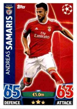 2015-16 Topps UCL Match Attax #189 Andreas Samaris