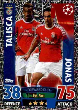 2015-16 Topps UCL Match Attax #198 Talisca-Jonas