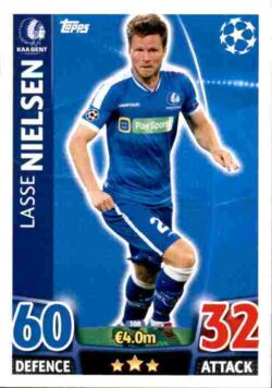 2015-16 Topps UCL Match Attax #308 Lasse Nielsen