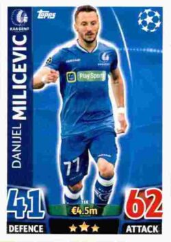 2015-16 Topps UCL Match Attax #318 Danijel Milicevic