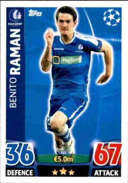 2015-16 Topps UCL Match Attax #321 Benito Raman