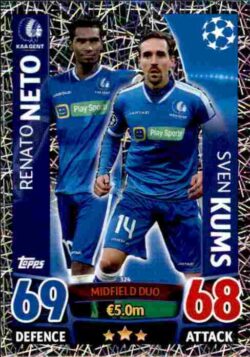 2015-16 Topps UCL Match Attax #324 Neto-Kums