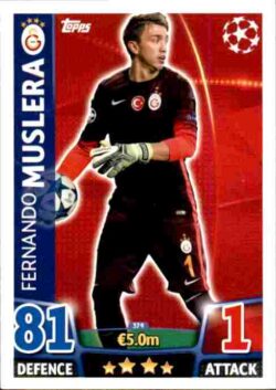 2015-16 Topps UCL Match Attax #379 Fernando Muslera