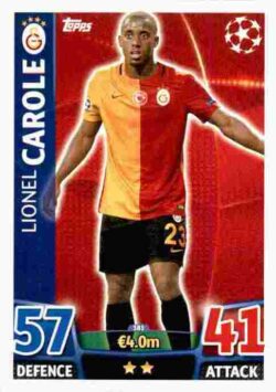 2015-16 Topps UCL Match Attax #381 Lionel Carole