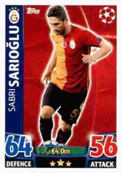 2015-16 Topps UCL Match Attax #383 Sabri Sarioglu