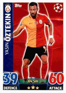 2015-16 Topps UCL Match Attax #386 Yasin Oztekin