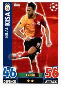 2015-16 Topps UCL Match Attax #387 Bilal Kisa