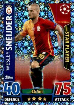 2015-16 Topps UCL Match Attax #391 Wesley Sneijder