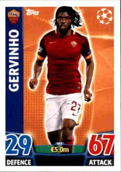 2015-16 Topps UCL Match Attax #445 Gervinho