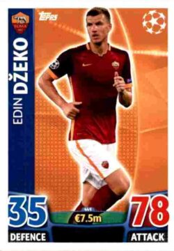 2015-16 Topps UCL Match Attax #449 Edin Džeko