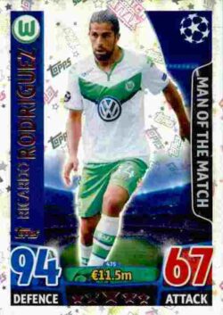 2015-16 Topps UCL Match Attax #475 Ricardo Rodriguez