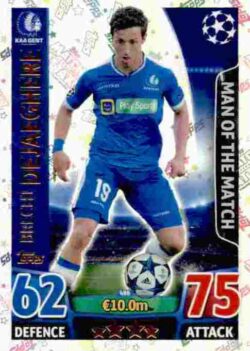 2015-16 Topps UCL Match Attax #486 Brecht Dejaegere