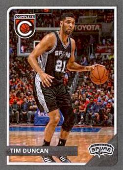 2015-16 Panini Complete Basketball #190 Silver Tim Duncan